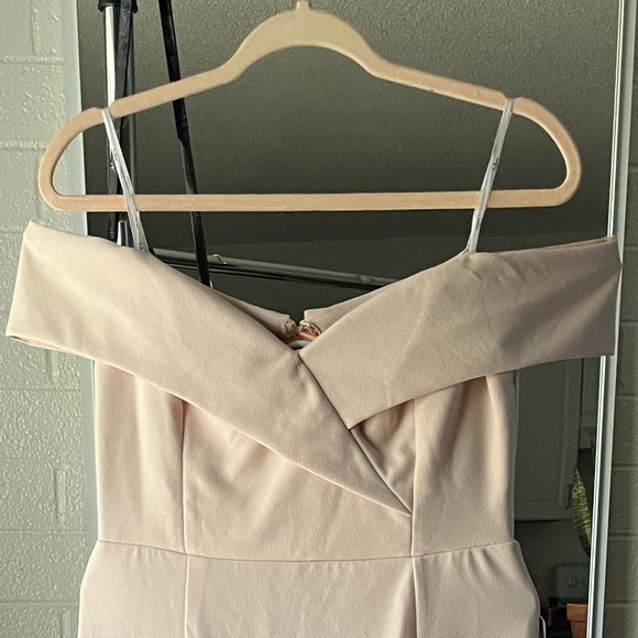 Off the shoulder floor length dress - Picture 2 of 5